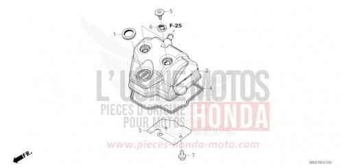 CYLINDER HEAD COVER CRF450RR de 2024